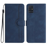 Custodia per cellulare in pelle con motivo a cuore, For Samsung Galaxy A71 5G, For Samsung Galaxy A72 4G/5G, For Samsung Galaxy A73 5G, For Samsung Galaxy M13 India/F13