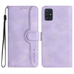 Custodia per cellulare in pelle con motivo a cuore, For Samsung Galaxy A71 5G, For Samsung Galaxy A72 4G/5G, For Samsung Galaxy A73 5G, For Samsung Galaxy M13 India/F13