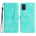 Custodia per cellulare in pelle con motivo a cuore, For Samsung Galaxy A71 5G, For Samsung Galaxy A72 4G/5G, For Samsung Galaxy A73 5G, For Samsung Galaxy M13 India/F13