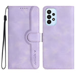 Custodia per cellulare in pelle con motivo a cuore, For Samsung Galaxy A71 5G, For Samsung Galaxy A72 4G/5G, For Samsung Galaxy A73 5G, For Samsung Galaxy M13 India/F13