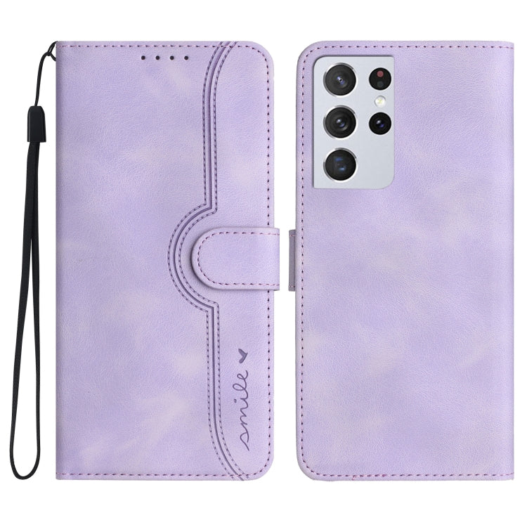 Custodia per cellulare in pelle con motivo a cuore, For Samsung Galaxy S21 Ultra 5G, For Samsung Galaxy S22 5G, For Samsung Galaxy S22+ 5G, For Samsung Galaxy S22 Ultra 5G