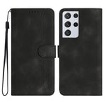 Custodia per cellulare in pelle con motivo a cuore, For Samsung Galaxy S21 Ultra 5G, For Samsung Galaxy S22 5G, For Samsung Galaxy S22+ 5G, For Samsung Galaxy S22 Ultra 5G