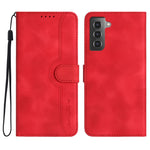 Custodia per cellulare in pelle con motivo a cuore, For Samsung Galaxy S21 Ultra 5G, For Samsung Galaxy S22 5G, For Samsung Galaxy S22+ 5G, For Samsung Galaxy S22 Ultra 5G