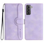 Custodia per cellulare in pelle con motivo a cuore, For Samsung Galaxy S21 Ultra 5G, For Samsung Galaxy S22 5G, For Samsung Galaxy S22+ 5G, For Samsung Galaxy S22 Ultra 5G