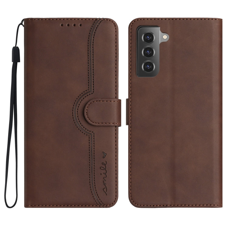 Custodia per cellulare in pelle con motivo a cuore, For Samsung Galaxy S21 Ultra 5G, For Samsung Galaxy S22 5G, For Samsung Galaxy S22+ 5G, For Samsung Galaxy S22 Ultra 5G