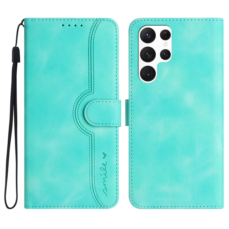 Custodia per cellulare in pelle con motivo a cuore, For Samsung Galaxy S21 Ultra 5G, For Samsung Galaxy S22 5G, For Samsung Galaxy S22+ 5G, For Samsung Galaxy S22 Ultra 5G