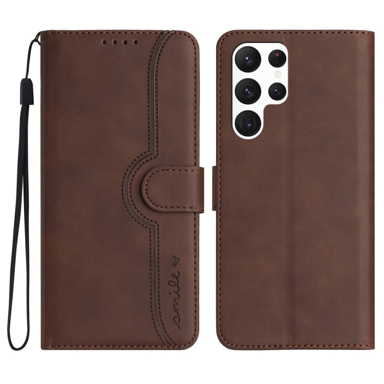 Custodia per cellulare in pelle con motivo a cuore, For Samsung Galaxy S21 Ultra 5G, For Samsung Galaxy S22 5G, For Samsung Galaxy S22+ 5G, For Samsung Galaxy S22 Ultra 5G