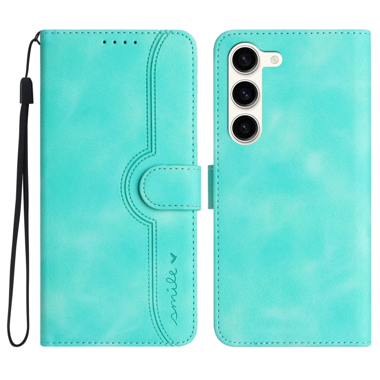 Custodia per cellulare in pelle con motivo a cuore, For Samsung Galaxy S23 5G, For Samsung Galaxy S23+ 5G, For Samsung Galaxy S23 Ultra 5G, For Samsung Galaxy Xcover 4/4s