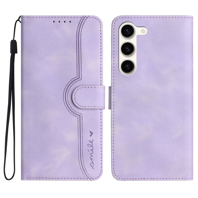 Custodia per cellulare in pelle con motivo a cuore, For Samsung Galaxy S23 5G, For Samsung Galaxy S23+ 5G, For Samsung Galaxy S23 Ultra 5G, For Samsung Galaxy Xcover 4/4s