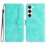 Custodia per cellulare in pelle con motivo a cuore, For Samsung Galaxy S23 5G, For Samsung Galaxy S23+ 5G, For Samsung Galaxy S23 Ultra 5G, For Samsung Galaxy Xcover 4/4s
