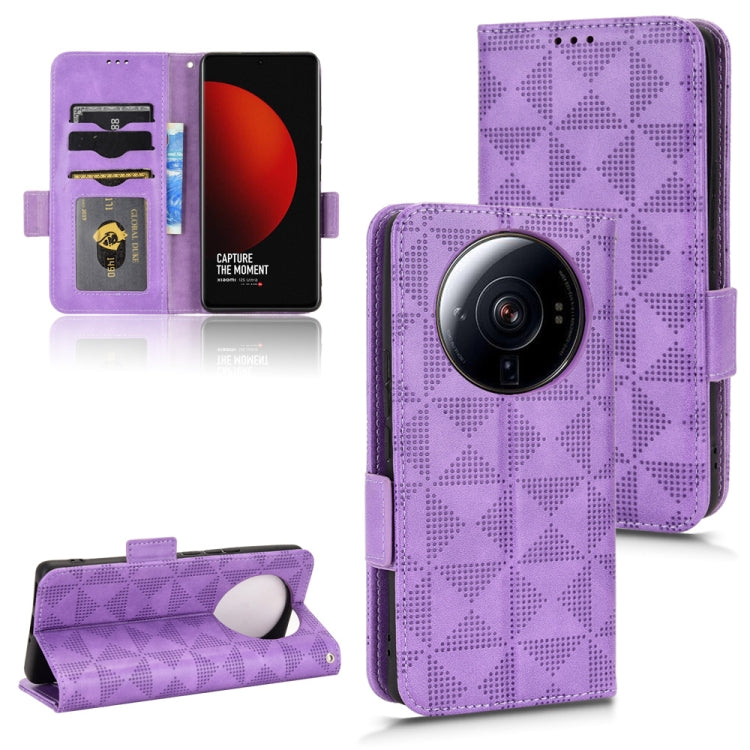 Custodia per telefono in pelle a triangolo simmetrico, For Xiaomi 12S Ultra, For Xiaomi 12T Pro, For Xiaomi 12T, For Xiaomi 13 Lite / Civi 2 / 12 Lite NE