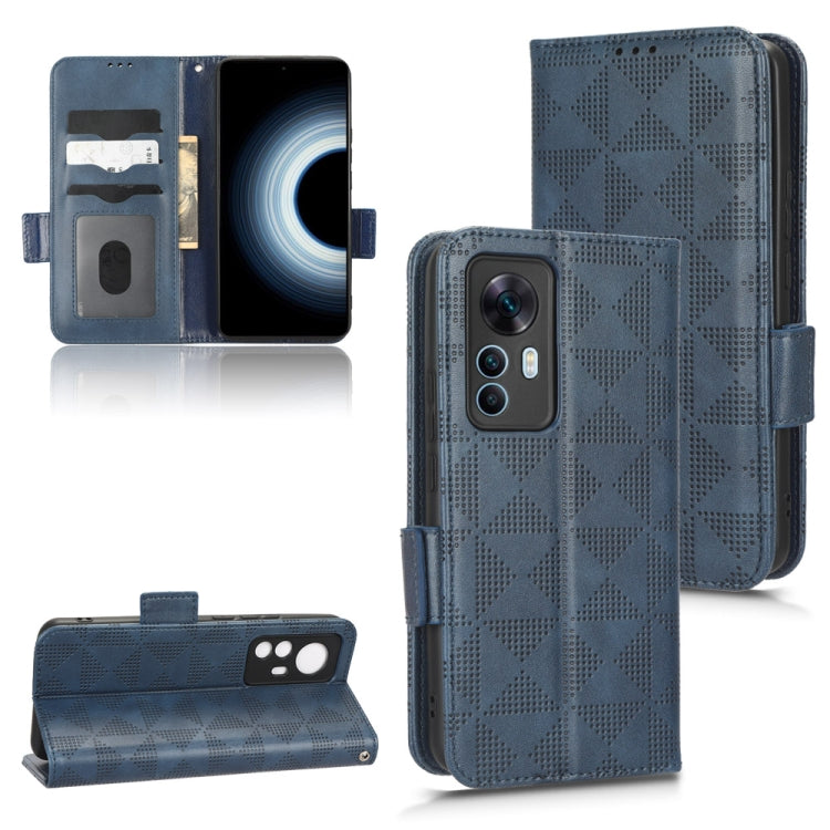 Custodia per telefono in pelle a triangolo simmetrico, For Xiaomi Redmi K50 Ultra, For Xiaomi Redmi K50 Gaming, For Xiaomi Redmi K60 5G / K60 Pro, For Xiaomi Redmi Note 10 4G / 10S