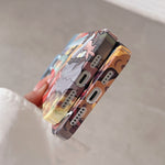 Cassa lucida del telefono del PC della pittura a olio, For iPhone 14, For iPhone 14 Plus, For iPhone 14 Pro, For iPhone 14 Pro Max, For iPhone 13, For iPhone 13 Pro