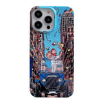 Cassa lucida del telefono del PC della pittura a olio, For iPhone 14, For iPhone 14 Plus, For iPhone 14 Pro, For iPhone 14 Pro Max, For iPhone 13, For iPhone 13 Pro