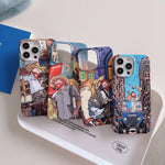 Cassa lucida del telefono del PC della pittura a olio, For iPhone 13 Pro Max, For iPhone 12, For iPhone 12 Pro, For iPhone 12 Pro Max, For iPhone 11, For iPhone 11 Pro Max