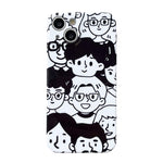 Custodia per telefono lucida per PC con foro preciso, For iPhone 14, For iPhone 14 Plus, For iPhone 14 Pro