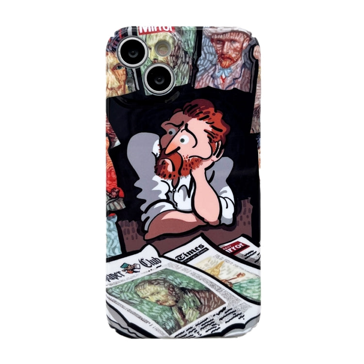 Custodia per telefono lucida per PC con foro preciso, For iPhone 14, For iPhone 14 Plus, For iPhone 14 Pro