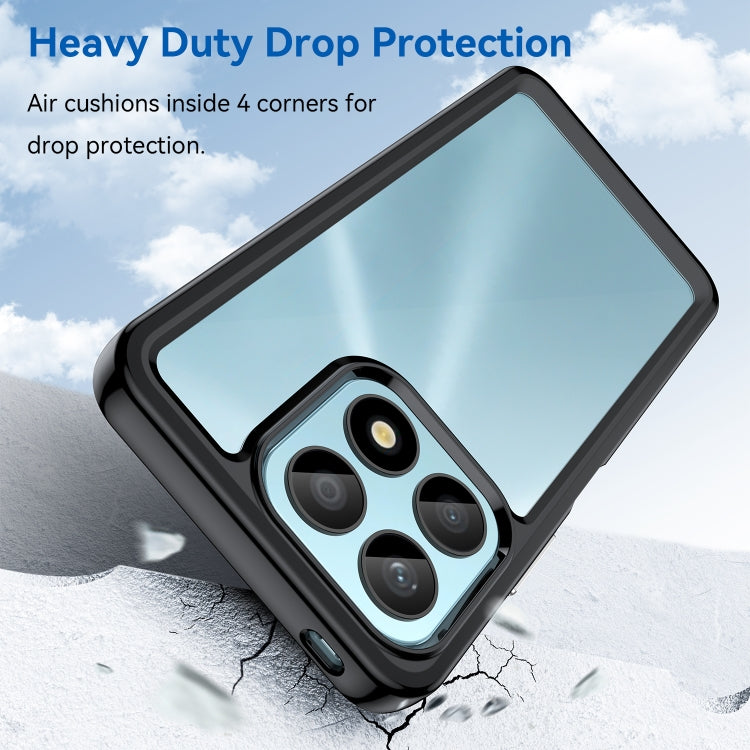 Custodia per telefono in acrilico + TPU serie colorata, For Honor X8a