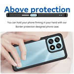 Custodia per telefono in acrilico + TPU serie colorata, For Honor X8a