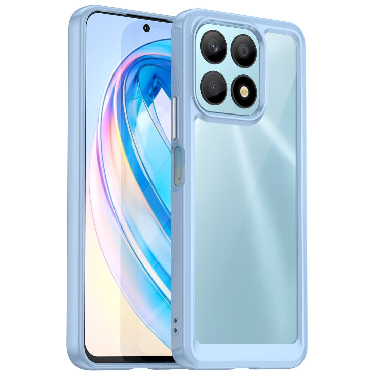 Custodia per telefono in acrilico + TPU serie colorata, For Honor X8a