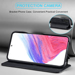 Custodia portafoglio in pelle per Samsung Galaxy A54 5G
