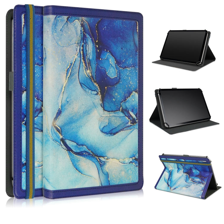 Custodia per tablet in pelle con cuciture in marmo, For iPad 10th Gen 10.9 2022, For 10 inch