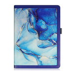 Custodia per tablet in pelle con cuciture in marmo, For iPad 10th Gen 10.9 2022, For 10 inch