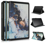 Custodia per tablet in pelle con cuciture in marmo, For iPad 10th Gen 10.9 2022, For 10 inch
