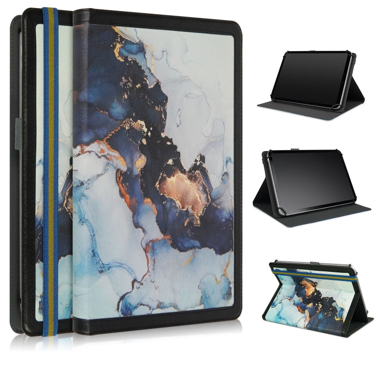 Custodia per tablet in pelle con cuciture in marmo, For iPad 10th Gen 10.9 2022, For 10 inch