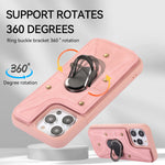 Cassa del telefono della copertura posteriore del raccoglitore dell'anello dell'armatura, For iPhone 14 Pro, For iPhone 14 Plus, For iPhone 14 Pro Max, For iPhone 13