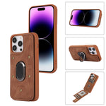 Cassa del telefono della copertura posteriore del raccoglitore dell'anello dell'armatura, For iPhone 14 Pro, For iPhone 14 Plus, For iPhone 14 Pro Max, For iPhone 13