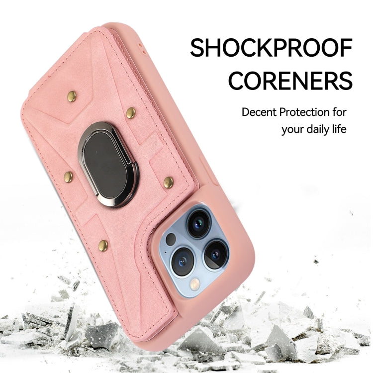 Cassa del telefono della copertura posteriore del raccoglitore dell'anello dell'armatura, For iPhone 13 Pro, For iPhone 13 Pro Max, For iPhone 12 / 12 Pro, For iPhone 12 Pro Max