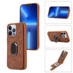 Cassa del telefono della copertura posteriore del raccoglitore dell'anello dell'armatura, For iPhone 13 Pro, For iPhone 13 Pro Max, For iPhone 12 / 12 Pro, For iPhone 12 Pro Max