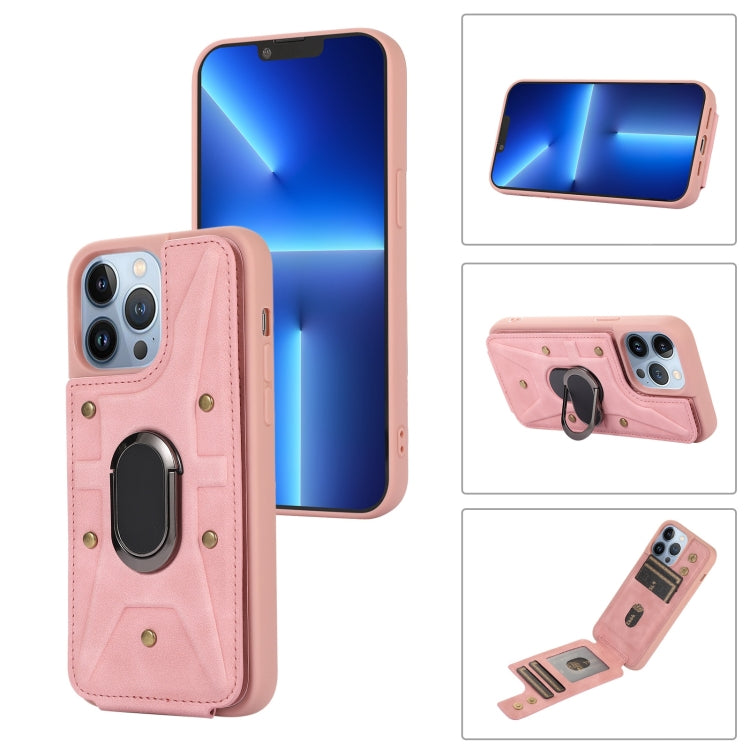 Cassa del telefono della copertura posteriore del raccoglitore dell'anello dell'armatura, For iPhone 13 Pro, For iPhone 13 Pro Max, For iPhone 12 / 12 Pro, For iPhone 12 Pro Max