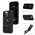 Cassa del telefono della copertura posteriore del raccoglitore dell'anello dell'armatura, For iPhone 13 Pro, For iPhone 13 Pro Max, For iPhone 12 / 12 Pro, For iPhone 12 Pro Max