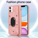 Cassa del telefono della copertura posteriore del raccoglitore dell'anello dell'armatura, For iPhone 11, For iPhone 11 Pro, For iPhone 11 Pro Max, For iPhone X / XS