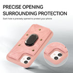 Cassa del telefono della copertura posteriore del raccoglitore dell'anello dell'armatura, For iPhone 11, For iPhone 11 Pro, For iPhone 11 Pro Max, For iPhone X / XS