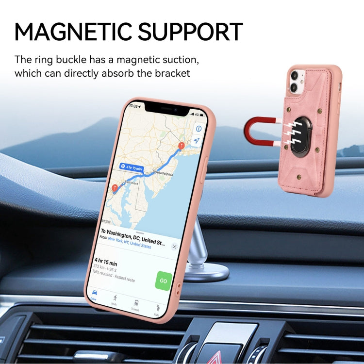 Cassa del telefono della copertura posteriore del raccoglitore dell'anello dell'armatura, For iPhone 11, For iPhone 11 Pro, For iPhone 11 Pro Max, For iPhone X / XS