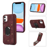 Cassa del telefono della copertura posteriore del raccoglitore dell'anello dell'armatura, For iPhone 11, For iPhone 11 Pro, For iPhone 11 Pro Max, For iPhone X / XS