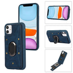 Cassa del telefono della copertura posteriore del raccoglitore dell'anello dell'armatura, For iPhone 11, For iPhone 11 Pro, For iPhone 11 Pro Max, For iPhone X / XS