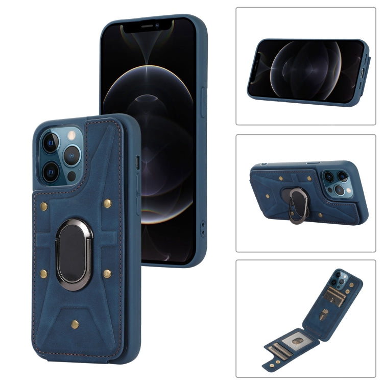 Cassa del telefono della copertura posteriore del raccoglitore dell'anello dell'armatura, For iPhone 11, For iPhone 11 Pro, For iPhone 11 Pro Max, For iPhone X / XS