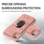 Cassa del telefono della copertura posteriore del raccoglitore dell'anello dell'armatura, For iPhone XR, For iPhone XS Max, For iPhone SE 2022 / 2020 / 8 / 7, For iPhone 8 Plus / 7 Plus