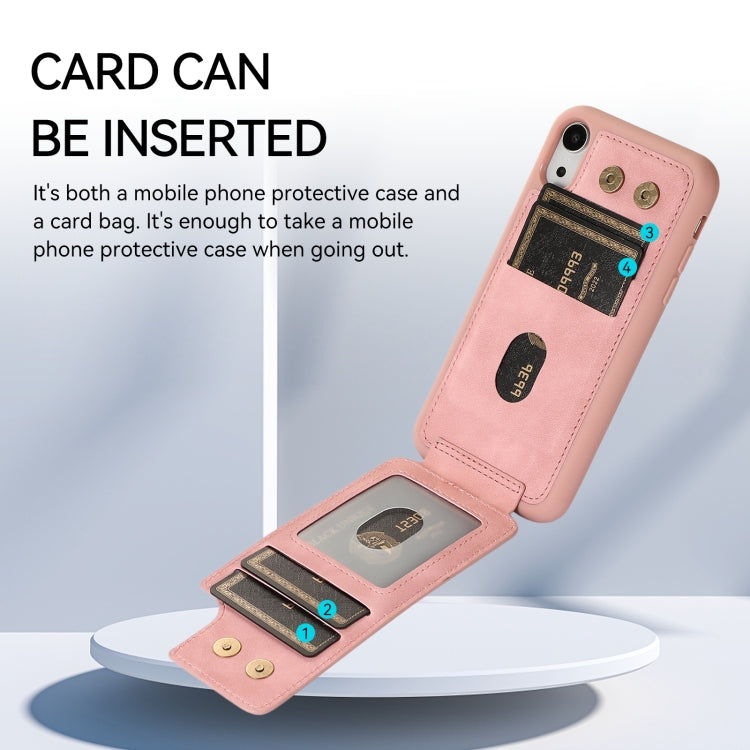 Cassa del telefono della copertura posteriore del raccoglitore dell'anello dell'armatura, For iPhone XR, For iPhone XS Max, For iPhone SE 2022 / 2020 / 8 / 7, For iPhone 8 Plus / 7 Plus