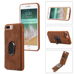 Cassa del telefono della copertura posteriore del raccoglitore dell'anello dell'armatura, For iPhone XR, For iPhone XS Max, For iPhone SE 2022 / 2020 / 8 / 7, For iPhone 8 Plus / 7 Plus