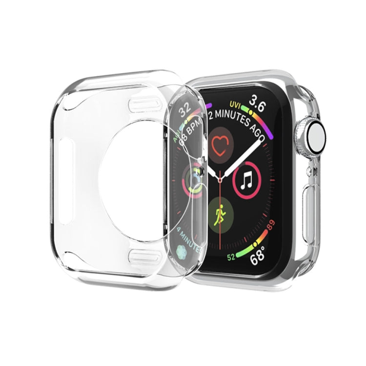 Placcatura in TPU Custodia protettiva per fori rotondi, For Apple Watch Series 6 / 5 / 4 / SE 2025 / 2023 / 2022 40mm, For Apple Watch Series 3 & 2 & 1 42mm