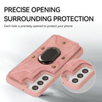 Cassa del telefono della copertura posteriore del raccoglitore dell'anello dell'armatura, For Samsung Galaxy S23 5G, For Samsung Galaxy S23+ 5G, For Samsung Galaxy S23 Ultra 5G, For Samsung Galaxy S22 5G