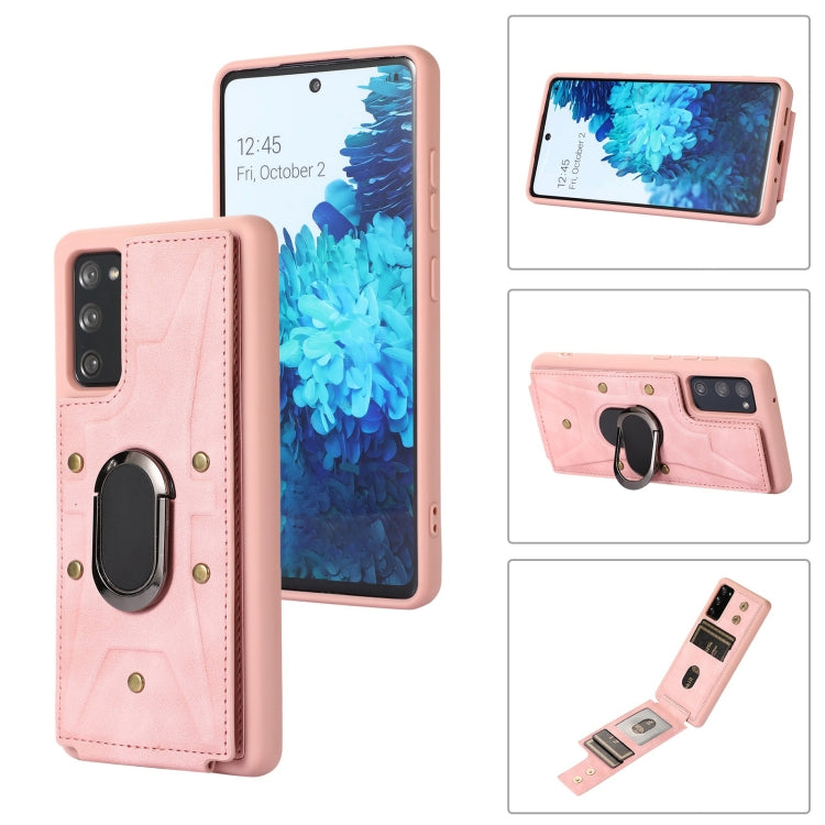 Cassa del telefono della copertura posteriore del raccoglitore dell'anello dell'armatura, For Samsung Galaxy S22+ 5G, For Samsung Galaxy S21 FE 5G, For Samsung Galaxy S22 Ultra 5G, For Samsung Galaxy S20 FE