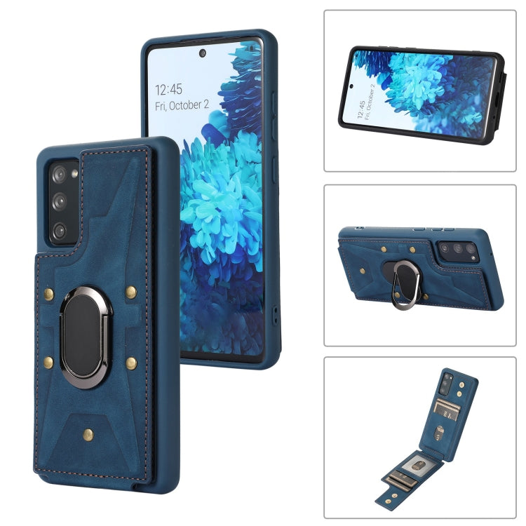 Cassa del telefono della copertura posteriore del raccoglitore dell'anello dell'armatura, For Samsung Galaxy S22+ 5G, For Samsung Galaxy S21 FE 5G, For Samsung Galaxy S22 Ultra 5G, For Samsung Galaxy S20 FE