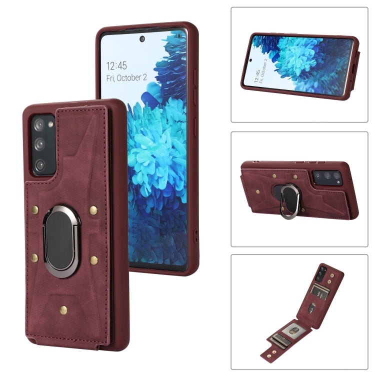 Cassa del telefono della copertura posteriore del raccoglitore dell'anello dell'armatura, For Samsung Galaxy S20+, For Samsung Galaxy S20 Ultra
