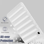 Custodia per tablet antiurto con cuscino piumino, For Samsung Galaxy Tab A7 10.4 2020 T500 / T505, For Samsung Galaxy Tab A 8.0 2019 T290 / T295, For Samsung Galaxy Tab A7 Lite T220 / T225, For Samsung Galaxy Tab A8 10.5 / X205 / X200